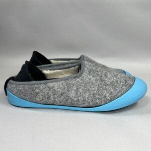 Mahabis Women's Size 6.5 Classic Gray‎ Wool Slippers